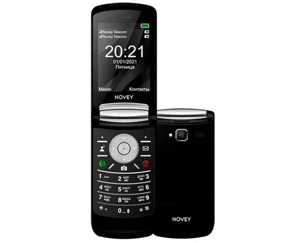 Кнопочный телефон Novey A77, 32/32 MB, Черный, Dual