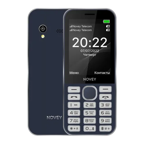 Кнопочный телефон Novey S10, 32/32 MB, Синий, Dual