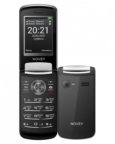 Кнопочный телефон Novey A80r, 32/32 MB, Черный, Dual