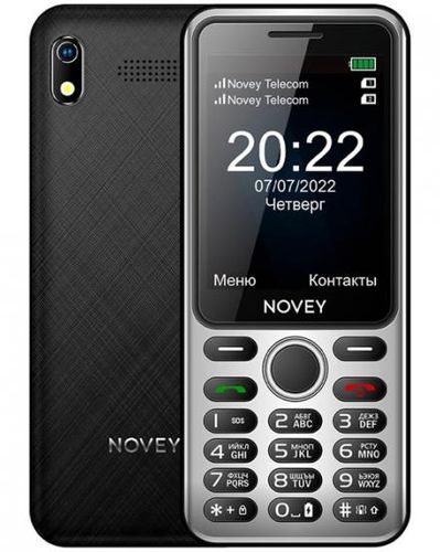 Кнопочный телефон Novey A60, 32/32 MB, Серебряный, Dual