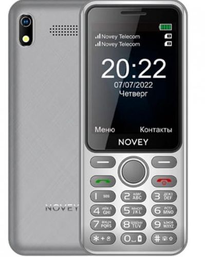 Tugmali telefon Novey A60, 32/32 MB, Kulrang, Dual