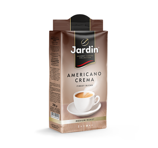 Кофе молотый Jardin Americano Crema, 250 гр, купить недорого