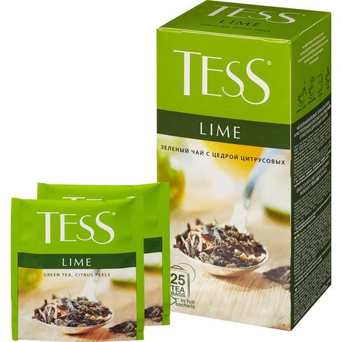 Зеленый чай Tess Style, 25 шт, купить недорого