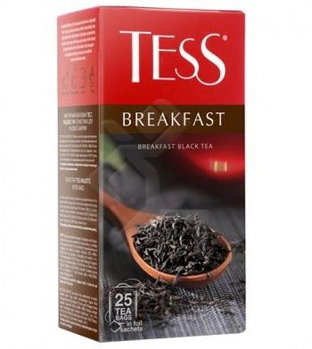 Черный чай Tess Breakfast, 25 шт, купить недорого