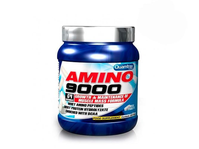 Aminokislotalar 9000 Quamtrax Nutrition, 320 dona