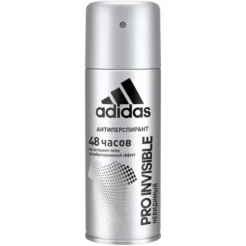 Dezodorant antiperspirant Adidas Pro Invisible ko'rinmas, 150 ml