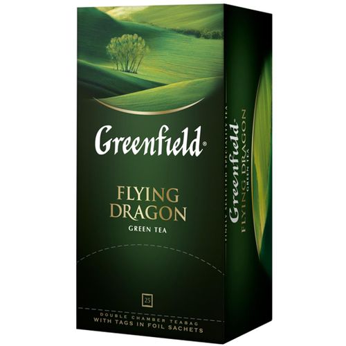 Зеленый чай Greenfield Flying dragon, 25 шт, купить недорого