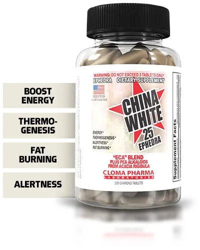 Жиросжигатель China White от Cloma Pharma, 100 шт
