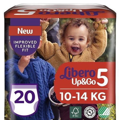 Трусики Libero Up&Go "5" (10-14 кг) 20 шт