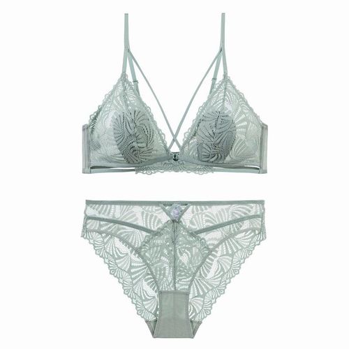 Комплект нижнего белья Walhala Lingerie TY014KZ, зеленый