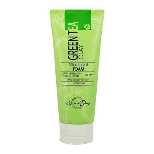 Пенка для умывания Grace Day Green Tea Clay Pure Facial Foam