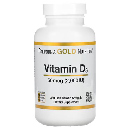 D3 vitamini 50 mkg (2000 IU), 360 dona