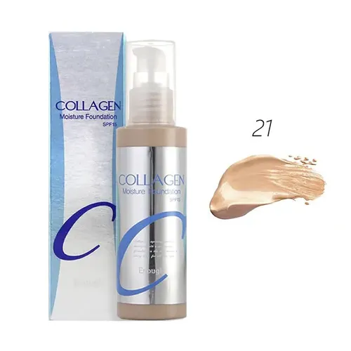 Увлажняющий тональный крем с коллагеном Enough Collagen Moisture Foundation SPF 15 в оттенке № 21, 100 мл