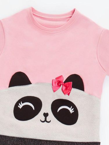 Ikkitalik to'plam "Panda" Denokids CFF-20S1-121, Pushti-Qora, 21308500 UZS