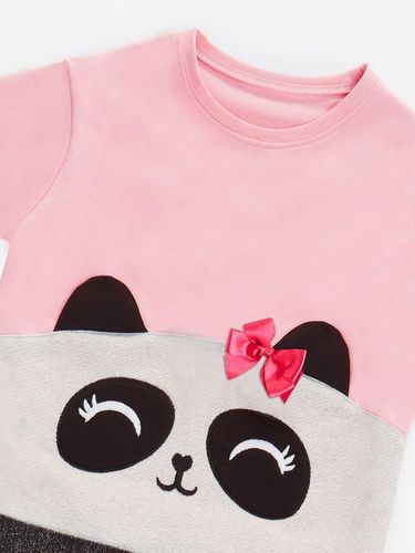 Ikkitalik to'plam "Panda" Denokids CFF-20S1-121, Pushti-Qora, sotib olish