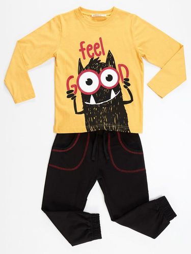 Ikkitalik to'plam "Feel Good" Denokids CFF-21S1-057, Qora-Sariq, в Узбекистане