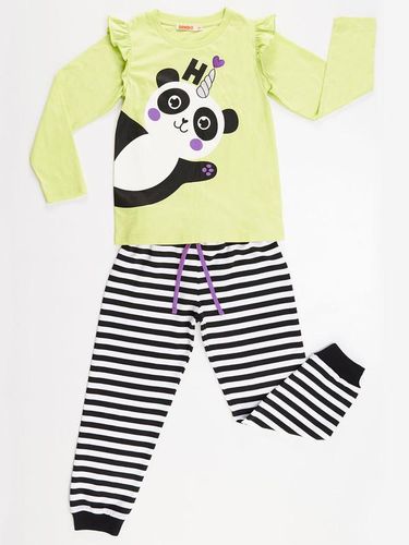 Ikkitalik to'plam "Panda" Denokids CFF-21S1-027, Yashil, в Узбекистане