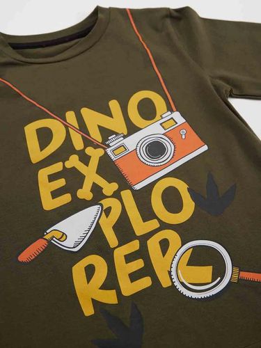 Ikkitalik to'plam "Dino Explorer" Denokids CFF-22K1-041, Qora-Xaki, купить недорого