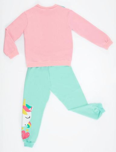 Ikkitalik to'plam "Yakkashox" Denokids CFF-20S1-113, Pushti-Havo rang, 21308500 UZS