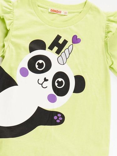 Ikkitalik to'plam "Panda" Denokids CFF-21S1-027, Yashil, 17046800 UZS