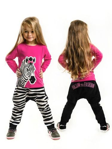 Ikkitalik to'plam "Zebra" Denokids CFF-20S1-407, Pushti-Qora, 21308500 UZS