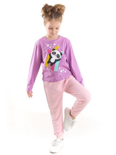 Ikkitalik to'plam "Panda" Denokids CFF-22S1-113, Pushti-Binafsha rang