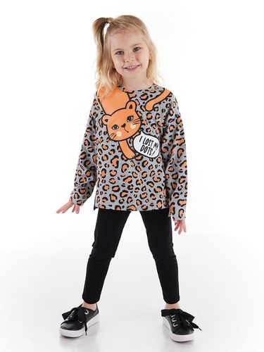 Ikkitalik to'plam Denokids CFF-21S1-043, Qora-Leopard