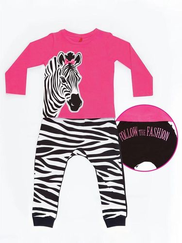 Ikkitalik to'plam "Zebra" Denokids CFF-20S1-407, Pushti-Qora, в Узбекистане