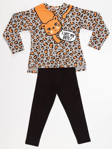 Ikkitalik to'plam Denokids CFF-21S1-043, Qora-Leopard, sotib olish