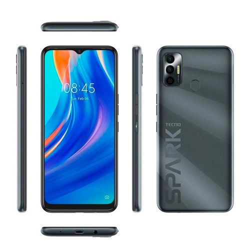 Смартфон Tecno Mobile SPARK 7, Magnet Black, 4/128 GB, фото № 4