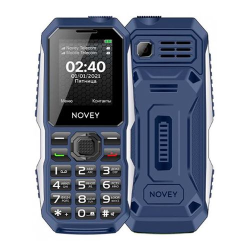 Кнопочный телефон Novey T240, 32/32 MB, Темно-Синий, Dual