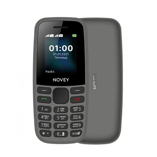 Tugmali telefon Novey 100, 32/32 MB, Kulrang, Dual