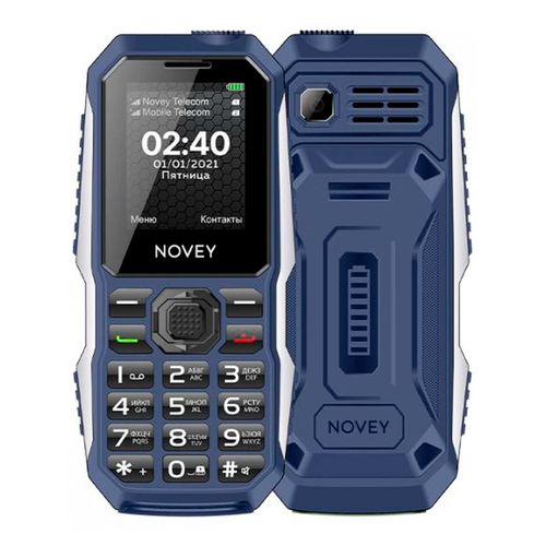 Кнопочный телефон Novey T240i, 32/32 MB, Темно-Синий, Dual