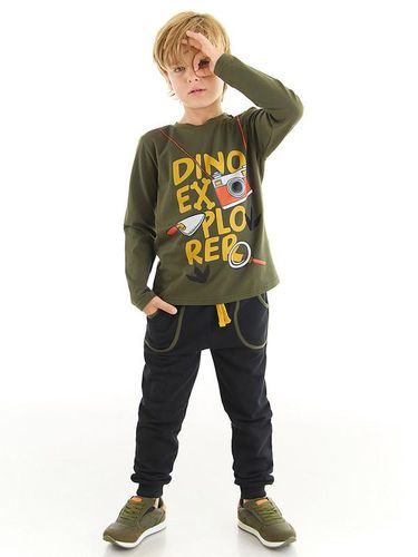 Ikkitalik to'plam "Dino Explorer" Denokids CFF-22K1-041, Qora-Xaki