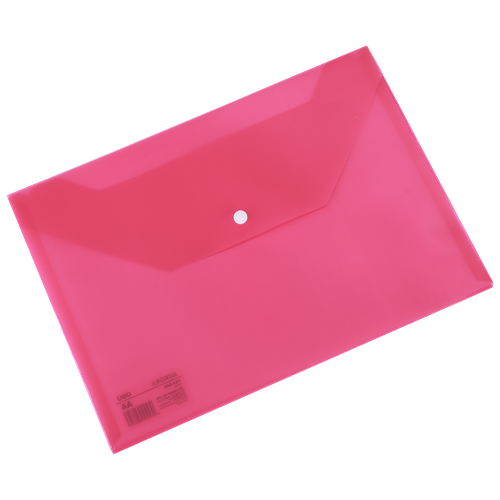 Папка-конверт с кнопкой (кр) 10442 Deli, Красный