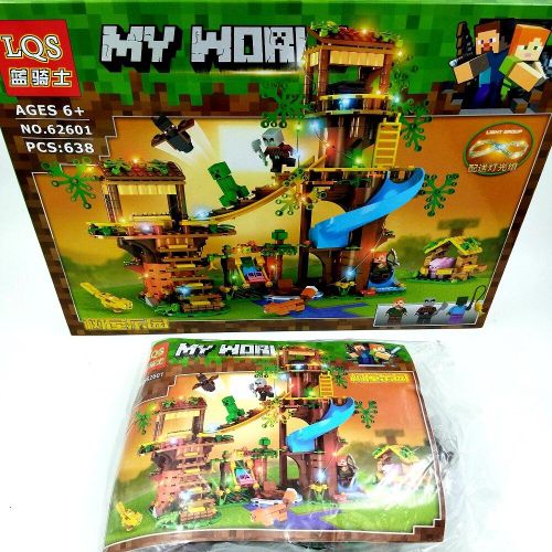 Конструктор для детей,LEGO MY WORLD, 638дет