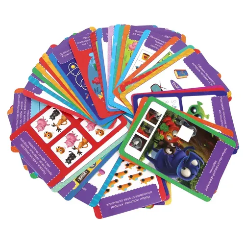 100 игр Логические игры для школьников 50 карточек, в Узбекистане