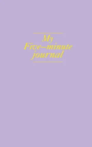 My 5 minute journal. Дневник, меняющий жизнь (твёрдая обложка, кремовая бумага, ляссе, лавандовая), фото № 11
