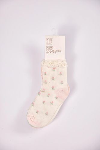 Набор из 5 пар носков H&M NY63, Розовый