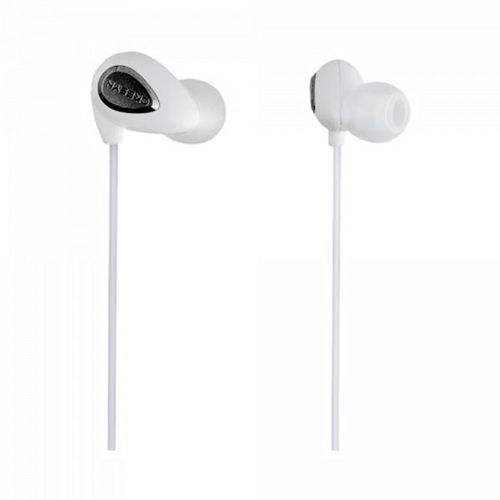 Наушники с микрофоном Stereo earphone mic Cresyn C230S, White