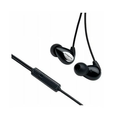 Наушники с микрофоном Stereo earphone mic Cresyn C230S, Black, в Узбекистане