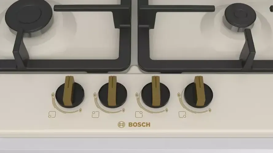 Газовая поверхность Bosch PGP6B1B90R, Молочный, купить недорого