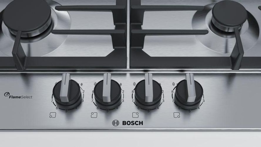 Газовая поверхность Bosch PCP6A5B90M, Стальной, купить недорого