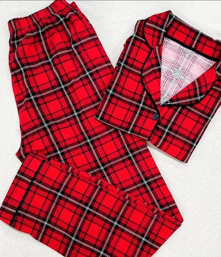 Классическая трикотажная пижама Maysar 284, Красный