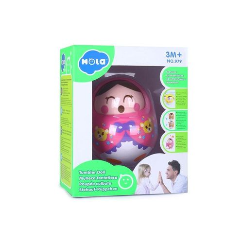 Неваляшка Hola Toys 979, Разноцветный