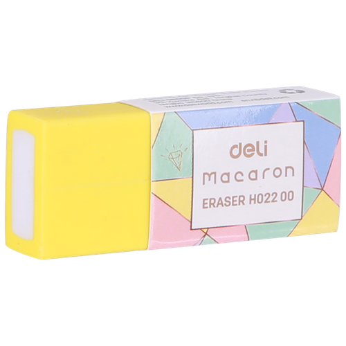 Ластик Deli Macaron EH02200, Желтый