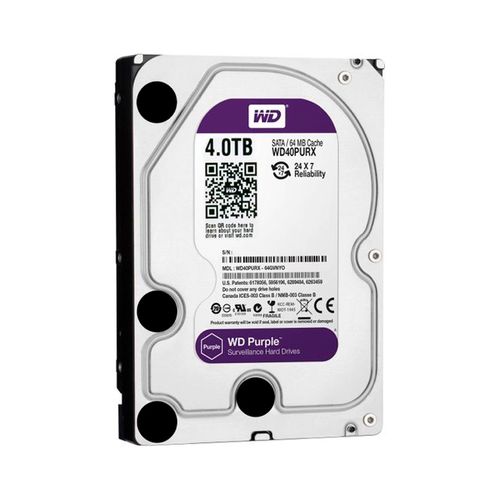 Жесткий диск для видеонаблюдения WD - Purple - WD40PURX-78 4 TB, купить недорого