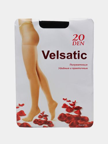 Капроновые женские колготки Velsatic 030, Черный