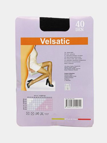 Колготки Velsatic 021, Черный, купить недорого