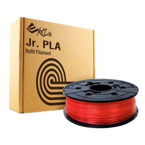 Нить PLA для 3D-принтера XYZprinting Filament для da Vinci, Прозрачный красный